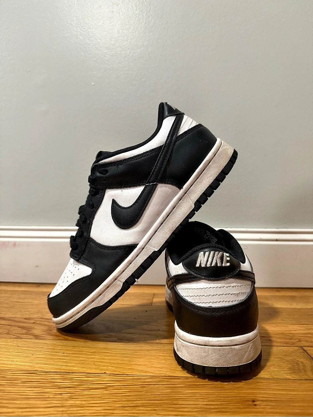 Nike Dunk Low Retro "Panda" Black & White US 7Y Sneakers